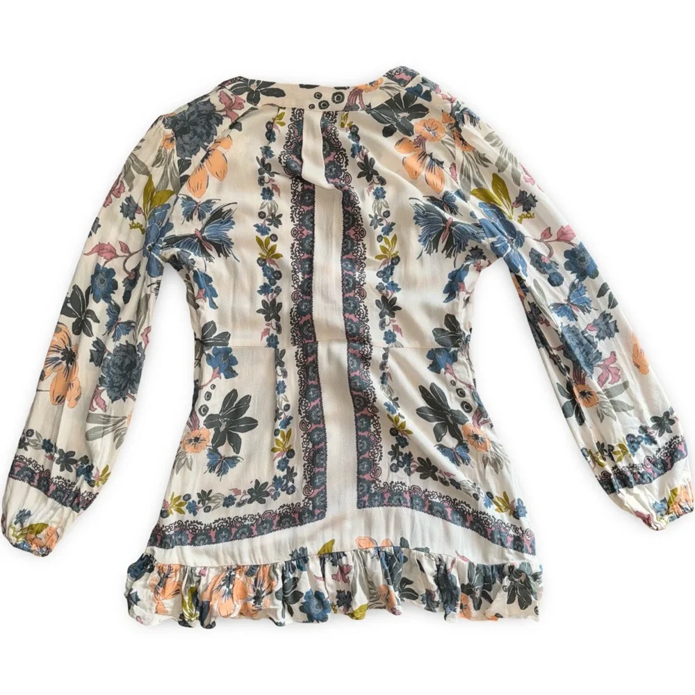 Free People Violet Hill Floral Printed Tunic - Picture 4 of 14